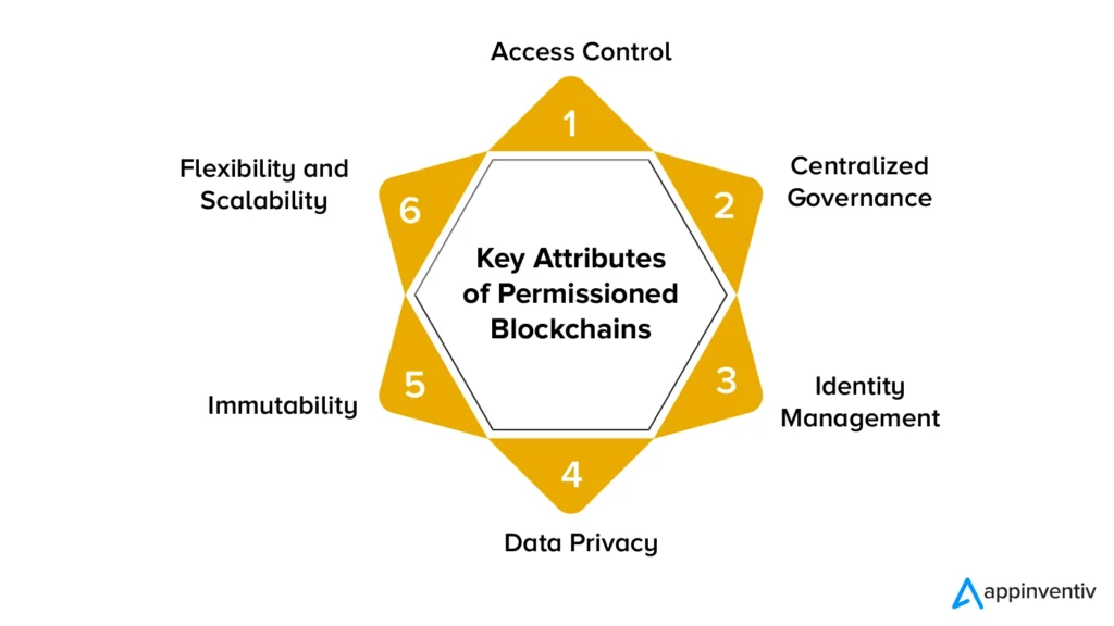 key advantages of permissioned blockchains