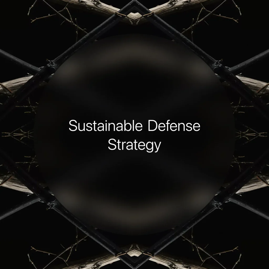 sustainable strategies for long term defense