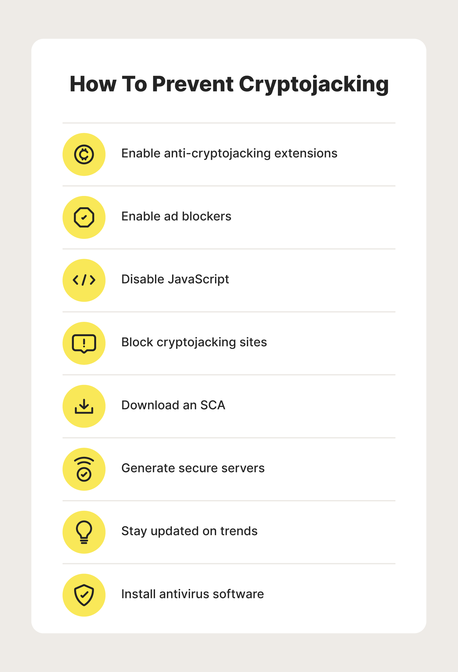 top tips to prevent crypto hacks